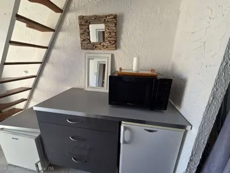 Studio avec Mezzanine, Terrasse à 230m Plage, Appartement 4 personnes à Lumio - Photo 21