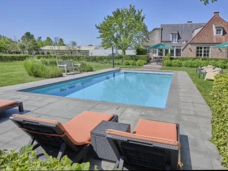 Rosselaer, Belle maison de groupe avec jardin et piscine - Photo 11