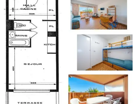 Studio 4 pers. avec Wi-Fi, vue mer, Appartement 4 personnes à Roquebrune Cap Martin - Photo 6