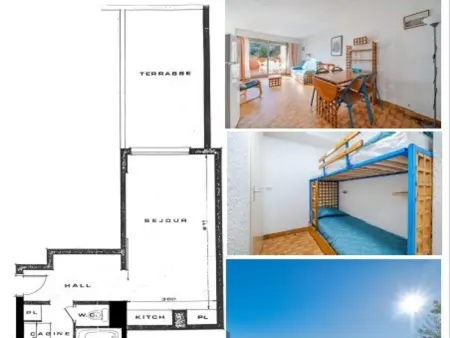 Studio pour 4, vue mer, Wi-Fi inclus, Appartement 4 personnes à Roquebrune Cap Martin - Photo 6