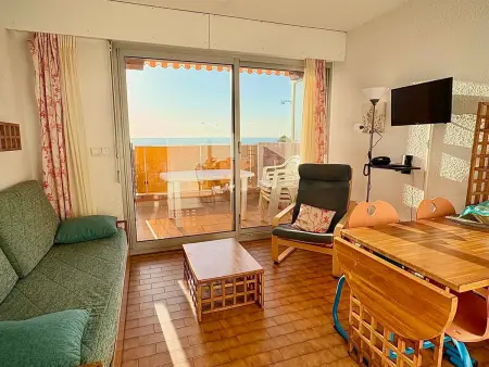 Studio 4 pers. avec Wi-Fi, vue mer depuis terrasse - Photo 1