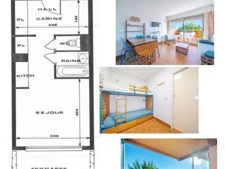 Studio cosy pour 4 avec Wi-Fi, vue mer, Appartement 4 personnes à Roquebrune Cap Martin - Photo 6
