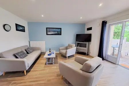 Doppelhaushälfte in Telgruc sur mer, Maison à Telgruc-sur-Mer près de la plage - Photo 1
