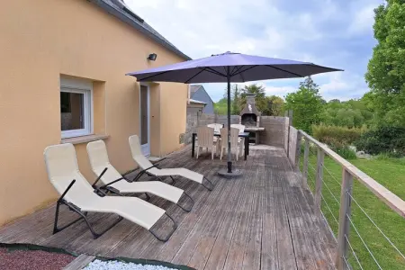 Doppelhaushälfte in Telgruc sur mer, Maison à Telgruc-sur-Mer près de la plage - Photo 10