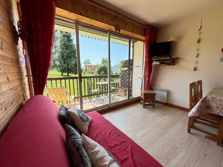 Studio cosy skis aux pieds avec parking, animaux acceptés - Photo 12
