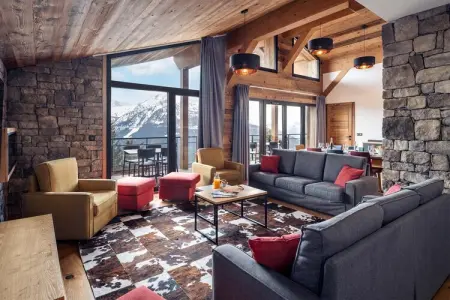 Apartment No 5 6 rooms, Chalet à La Rosière avec vue sur les Alpes - Photo 3