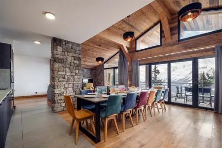 Apartment No 5 6 rooms, Chalet à La Rosière avec vue sur les Alpes - Photo 6