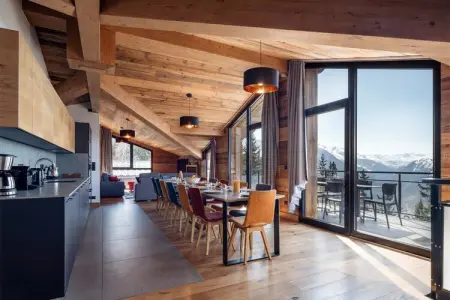 Apartment No 6 7-room duplex, Chalet à La Rosière près des remontées - Photo 6