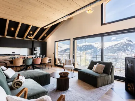 Chalet neuf à La Plagne, accès direct aux pistes, sauna, parking, 5 chambres - Photo 1