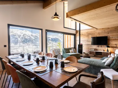 Chalet neuf à La Plagne, accès direct aux pistes, sauna, parking, 5 chambres - Photo 2
