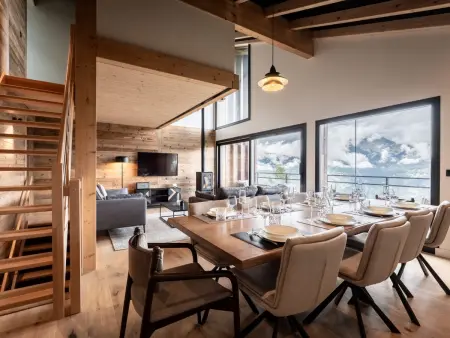 Chalet Neuf à La Plagne - 3Niv, 12pers, Sauna, Parking, WiFi - Photo 5