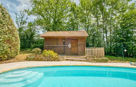 Charmante Maison avec piscine, Maison 5 personnes à Archignac - Photo 9