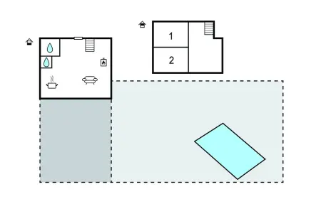 Charmante Maison avec piscine, Maison 5 personnes à Archignac - Photo 39