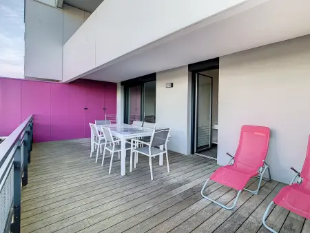 Appartement F2 avec Terrasse, Piscine Commune, Proche Plage - Photo 1