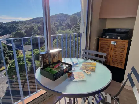 T2 avec vue mer, loggia, parking commun à Banyuls-sur-Mer - Photo 3