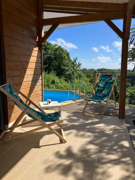 Chalet charmant à Le Gosier avec piscine privée - Photo 16