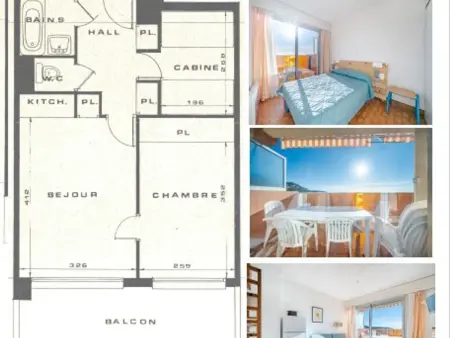 Appartement pour 8 pers. avec vue mer et Wi-Fi à Roquebrune-Cap-Martin - Photo 6