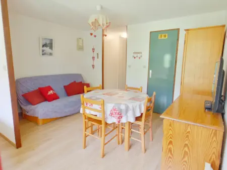 Studio lumineux avec loggia proche village des Rousses - Photo 4