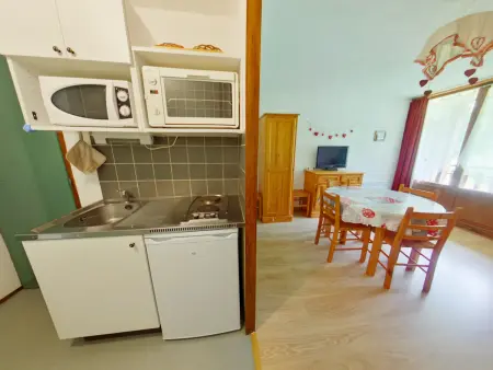 Studio lumineux avec loggia proche village des Rousses - Photo 7