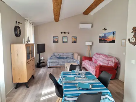 Appartement T3 charmant à Port-Vendres, proche quais, lumineux pour 4 personnes - Photo 1