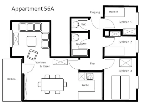 La Siala Apt.56A, Appartement 5 personnes à Falera - Photo 26