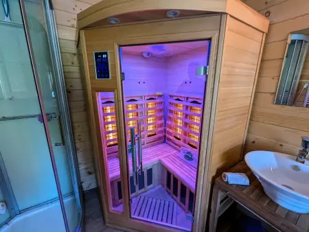 Chalet détente avec spa et sauna près des 1000 Étangs - Photo 11