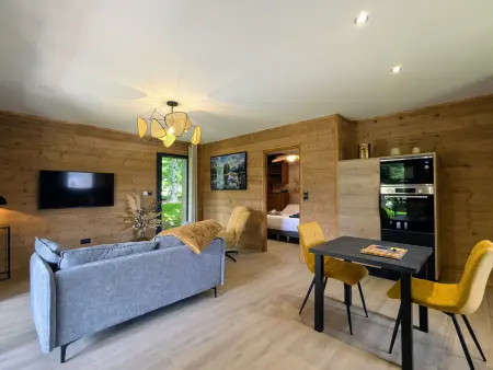 Lodge élégant avec spa privatif et espace bien-être - Photo 4