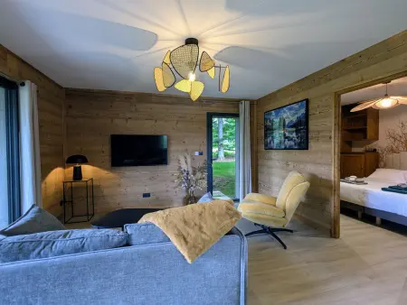 Lodge élégant avec spa privatif et espace bien-être - Photo 10