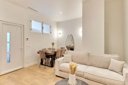 LILAS 1, Appartement élégant climatisé – Buttes-Chaumont - Photo 6