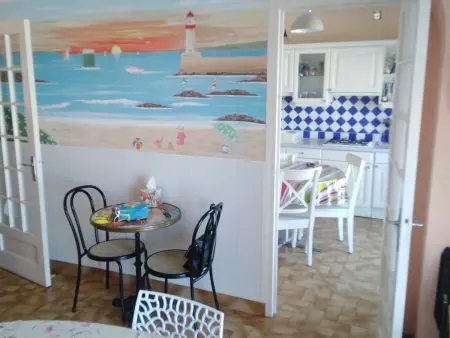 Appartement au 1er étage avec terrasse - 2 chambres, 4 personnes, parking face à la mer - Photo 6