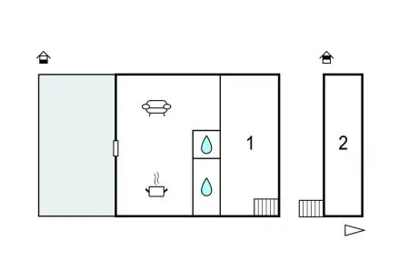 Maison avec jacuzzi, Maison 4 personnes à Mazan - Photo 17