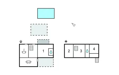 Charmante Maison avec piscine, Maison 8 personnes à Savignac les Églises - Photo 36