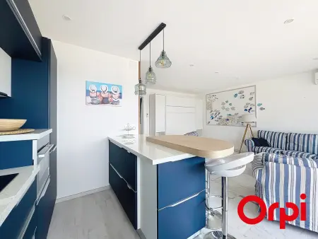Studio moderne avec terrasse, climatisé, WIFI, 2 couchages à Menton - Photo 5