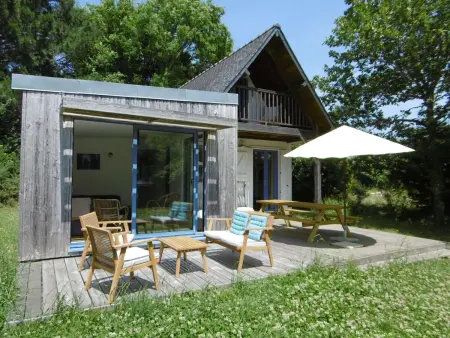 Maison en bois calme 6 personnes, animaux admis, Maison 6 personnes à Sarzeau - Photo 1