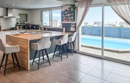 Maison avec piscine vue mer, Maison 8 personnes à Plouhinec - Photo 11