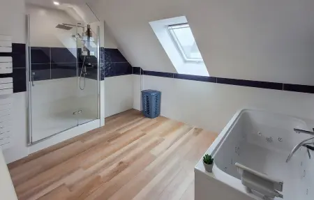 Maison avec piscine vue mer, Maison 8 personnes à Plouhinec - Photo 27