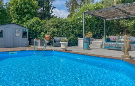 Villa piscine et jacuzzi, Maison 6 personnes à Nîmes - Photo 9