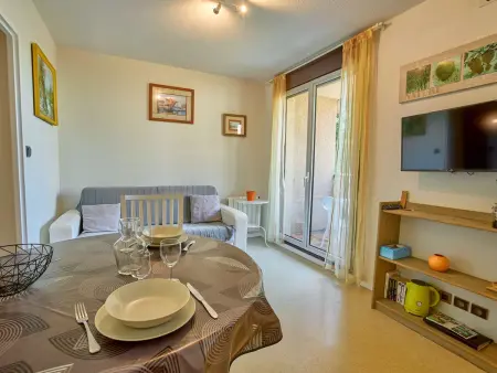 Charmant T2 avec Balcon et Parking à Barbotan, Appartement 2 personnes à Barbotan les Thermes - Photo 6