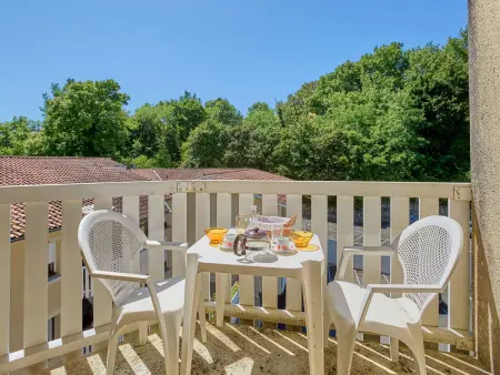 Studio moderne avec balcon et animaux admis, Appartement 2 personnes à Barbotan les Thermes - Photo 9