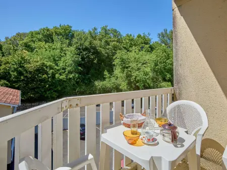 Studio moderne avec balcon et animaux admis, Appartement 2 personnes à Barbotan les Thermes - Photo 11