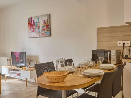 Spacieux T2 rénové avec balcon, wifi et animaux admis à Barbotan-les-Thermes - Photo 10