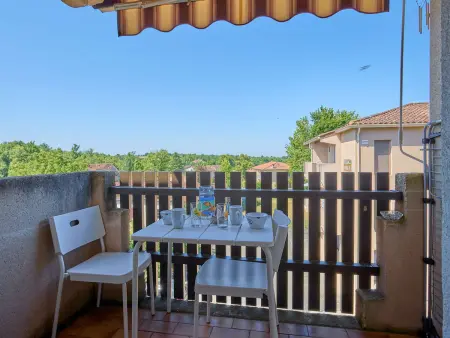 Studio lumineux avec balcon à Barbotan-les-Thermes, 2 personnes - Photo 8