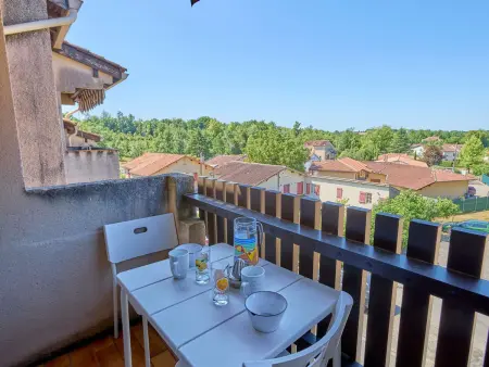 Studio lumineux avec balcon à Barbotan-les-Thermes, 2 personnes - Photo 9