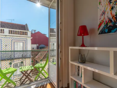 Appartement central à Lisbonne avec balcon, 2 chambres, climatisation et Wi-Fi - Photo 3