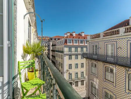 Appartement central à Lisbonne avec balcon, 2 chambres, climatisation et Wi-Fi - Photo 6