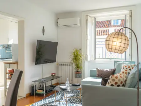 Appartement central à Lisbonne avec balcon, 2 chambres, climatisation et Wi-Fi - Photo 8