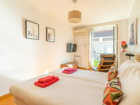 Appartement central à Lisbonne avec balcon, 2 chambres, climatisation et Wi-Fi - Photo 9