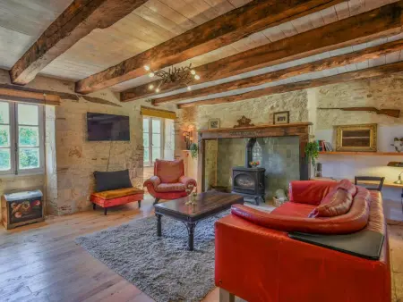 Le Mas dAmour, Rustique maison de campagne avec cour et bainspa - Photo 7