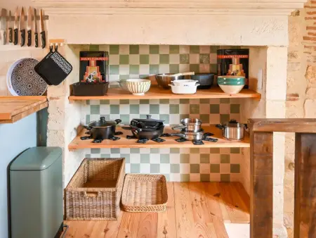 Le Mas dAmour, Rustique maison de campagne avec cour et bainspa - Photo 16