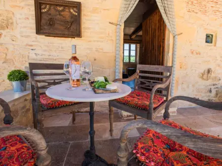 Le Mas dAmour, Rustique maison de campagne avec cour et bainspa - Photo 46